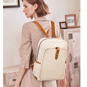 Bostanten Leather Laptop Backpack